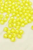 Dünya Boncuk İçten Boncuklu Bileklik Çanta Boncuğu 10 mm 50 gr Sarı - BNC464 - 2