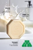 Keçi Sütü Özlü Taş Sabun 3'lü Eko Paket Peeling Etkili ve Cilt Yatıştırıcı Bakım - 3x125 gr - 2