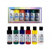 Monalisa Akrilik Boya 6 Renk x 70 ml Ana Renkler 1 Paket Acrylic Color - 1