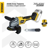 RTX3060B Şarjlı Avuç Taşlama Makinası Kömürsüz 125 mm - Akü Hariç - 1