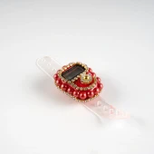 Zincirli & Taşlı Zikirmatik (Bordo) - 1