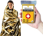 Acil Durumlar Ve Deprem İçin Termal Battaniye ,Vücut Isınızı Koruyun 10 Adet - 2