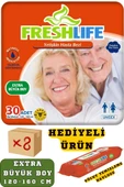 Freshlife Hasta Bezi Belbantlı XLarge Beden 240 Adet (8 Paket) (HEDİYELİ) - 1