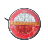 Led Yuvarlak 4 Fonksiyonlu Stop-Sinyal-Park-Geri Vites 10-30V E9 Belgeli Sağ 40131 - 2
