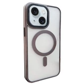 İPhone 15 Uyumlu Magsafe özellikli Siyah Monte Kılıf thumbnail 1