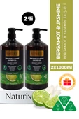 Bergamot & Yasemin Duş Jeli 2'li Eko Paket Ferahlatıcı, Aromatik ve Nemlendirici Duş Jeli - 2X1000ml - 1