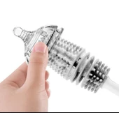 Uzun Saplı Silikon Biberon ve Kavanoz Yıkama Fırçası - 2