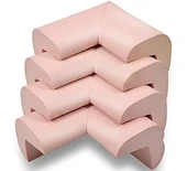 Miny Baby Kauçuk Köşe Koruyucu 4'Lü MB-602 grı-pembe sıyah - 3