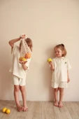 Zeytin Nakışlı Polo Yaka Şortlu Takım - 6