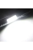 Ultra Çift Yönlü Güçlü Pilli Led El Feneri 2000 Lümen 6W Cob Led Su Geçirmez Zoomlu 3 Modlu - 3
