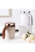 Kahve Fincanı Self Stirring Mug Mikser Kupa Yeni Nesil Kendi Kendini Karıştıran Termos Bardak 380 Ml - 7