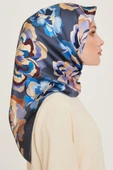 Çiçek Twill İpek Eşarp 9234D02 (T) - 34 - 2