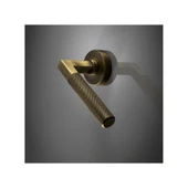 Doğanlar BT Lüx Rozetli Wc Kapı Kolu Olifka ( Antik Sarı ) - 2