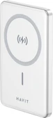 Havit 5000mAh Magsafe Manyetik Kablosuz Powerbank Ultra İnce 20W, Iphone Uyumlu (Gri) thumbnail 1