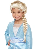Platin Altın Dore Renk Karlar Ülkesi Elsa Frozen Peruğu Çocuk Boy - 2
