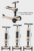 Wellgro Easy Go Oturaklı ve Işıklı Scooter, Kahve - 3