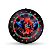 4 Oklu Mıknatıslı Örümcek Adam Dart Seti Çift Yönlü Manyetik Dart Askılı Dartboard - 2