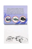 Cars Şimşek Mcqueen Lisanslı Sihirli Boyama Kitabı Özel Su Kalemi İle - 3