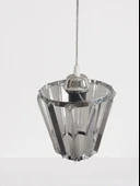 DMR Kristal Taşlı Konik KROM Küçük Yuvarlak E-27 Duylu - 4