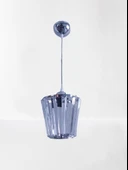DMR Kristal Taşlı Konik KROM Küçük Yuvarlak E-27 Duylu - 1