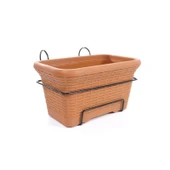 Omnipazar SO-HB01A Askılı Hasır Desen Balkon Saksı 6.5 Litre No 1 - 1
