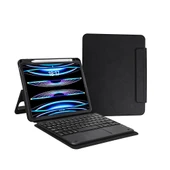 Apple iPad Pro 11 2024 Zore Border Keyboard Bluetooh Bağlantılı Standlı Klavyeli Tablet Kılıfı thumbnail 1