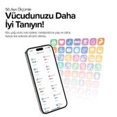 Bester BS9250 Akıllı Vücut Analiz Tartısı, 3.5" TFT Ekran, WiFi ve Bluetooth, 56 Ölçüm Özelliği, ITO Kaplama - 2