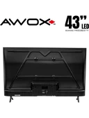 Awox B244300FH Full HD 43" 109 Ekran Uydu Alıcılı Smart LED TV - 4