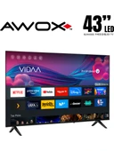 Awox B244300FH Full HD 43" 109 Ekran Uydu Alıcılı Smart LED TV - 3