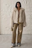 Gold Altın Varaklı Jeans Pantolon - 1