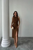 ELBİSE - Kahverengi - 1