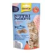 Gimcat Nutripockets Fish Somonlu Kedi Ödülü 60gr - 1