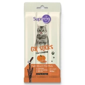 Supreme Cat Sticks Ton Balıklı ve Bal Kabaklı Kedi Ödül Çubukları 3x5gr - 1