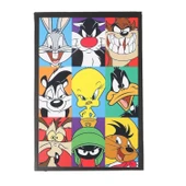 ÇİZGİ KARAKTERLER TASARIM LASTİKLİ ÇİZGİSİZ DEFTER - 1