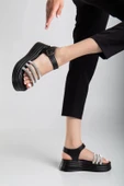 Lalen Siyah Kemerli Sandalet - 1