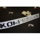 Mercedes Benz Kompressor 3M 3D ABS Bagaj Yazı Logo Orjinal Ürün thumbnail 1