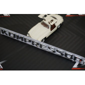 Mercedes Benz Kompressor 3M 3D ABS Bagaj Yazı Logo Orjinal Ürün thumbnail 4