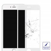 iPhone 7 / 8 Ekran Koruyucu 20D Temperli Ekstra Cam Beyaz - 5