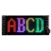 Powermaster PM-23820 7x17cm USB’li Kayan Yazı Led Tabela - 1