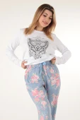 Miorre Çiçekli Kadın Pijama Takımı - 2