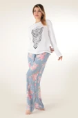 Miorre Çiçekli Kadın Pijama Takımı - 6