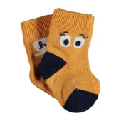 Bibaby Biorganic Hi Erkek 2'Li Çorap 68402 Hardal thumbnail 3