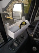 print studıo  Ford Transit özel yan cam organizer siyah - 2