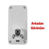 Akım Şok Korumalı Tekli Priz USB TYPE-C Çoçuk Korumalı Fiş Telefon Hızlı Şarj Soketi 720 Joule - 6