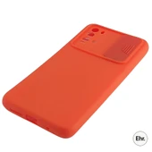 Xiaomi Poco M3 Uyumlu Kamera Sürgülü Mat Silikon Kılıf - 3