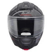 SCHUBERTH C5 GLOBE BLACK ÇENE AÇILIR MOTOSİKLET KASKI - 3
