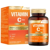 Nutraxin Vitamin C 500 Mg 30 Çiğneme Tableti - 1