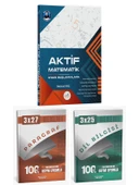Aktif + Anla Kazan 2026 TYT 0 Dan Matematik ve Paragraf Dil Bilgisi Deneme 3 lü Set - 3