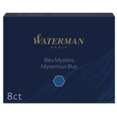 Waterman Dolma Kalem Kartuşu 8 Lİ Siyah/Mavi S0110910 - 1
