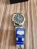 Seiko Seiko 5 Japan Altın Gümüş  Erkek Kol Saati - 3